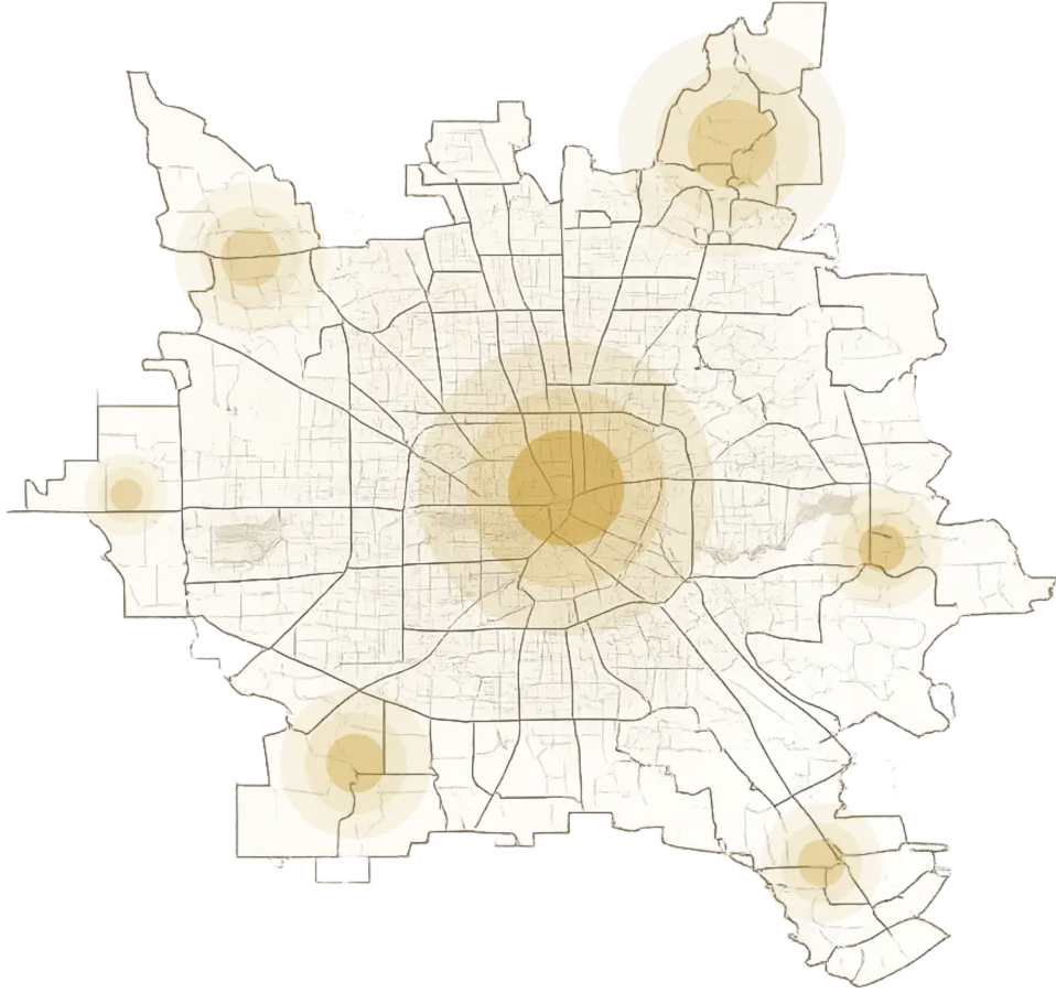 Appliance Repair Service Area Map Greater Houston