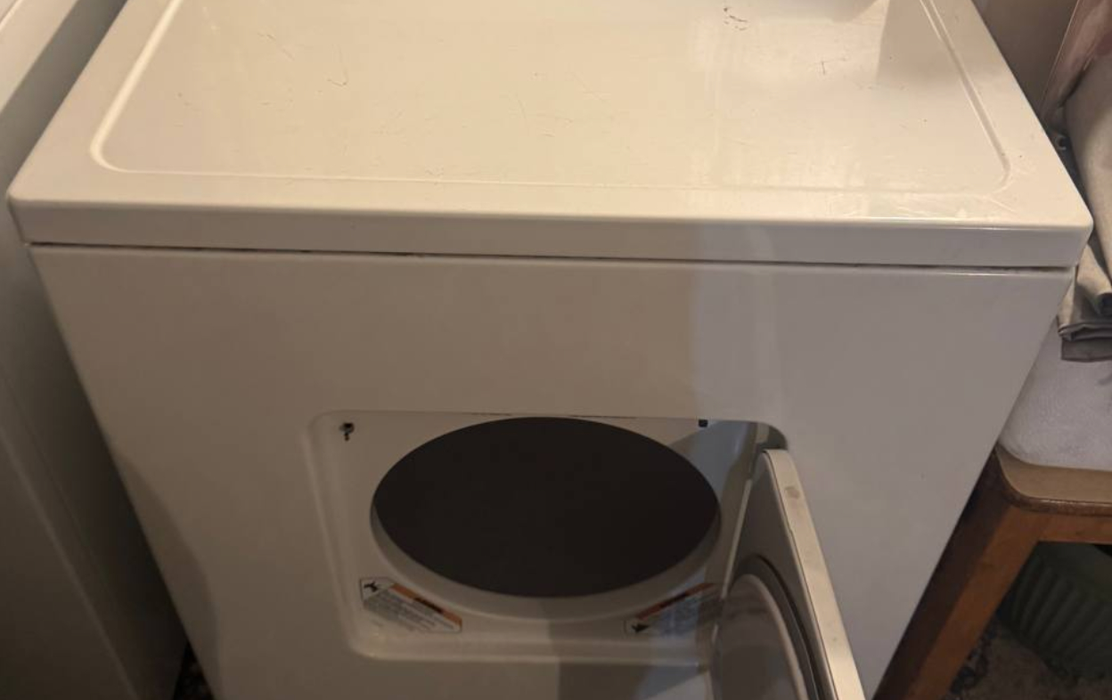 Whirlpool dryer repair — no-heat issue fixed and drying performance verified in Houston, TX